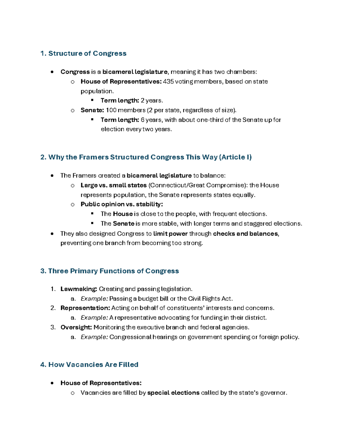 Comprehensive Overview of the U.S. Executive Branch (POL 101) - Studocu
