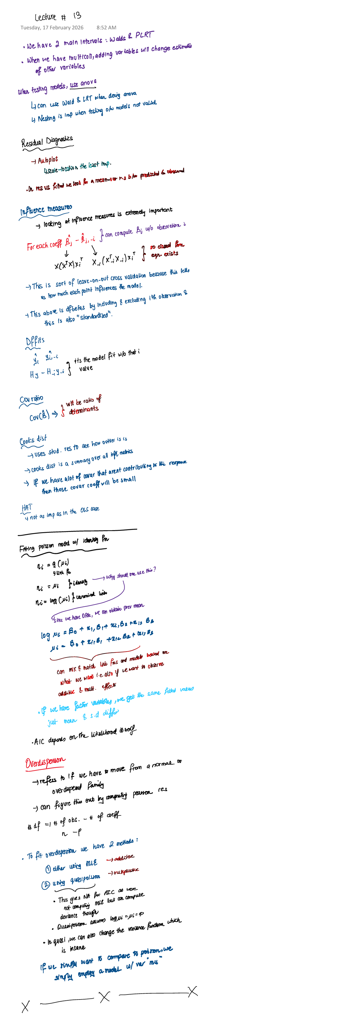 Lecture 13: Generalized Linear Models Overview - Studocu