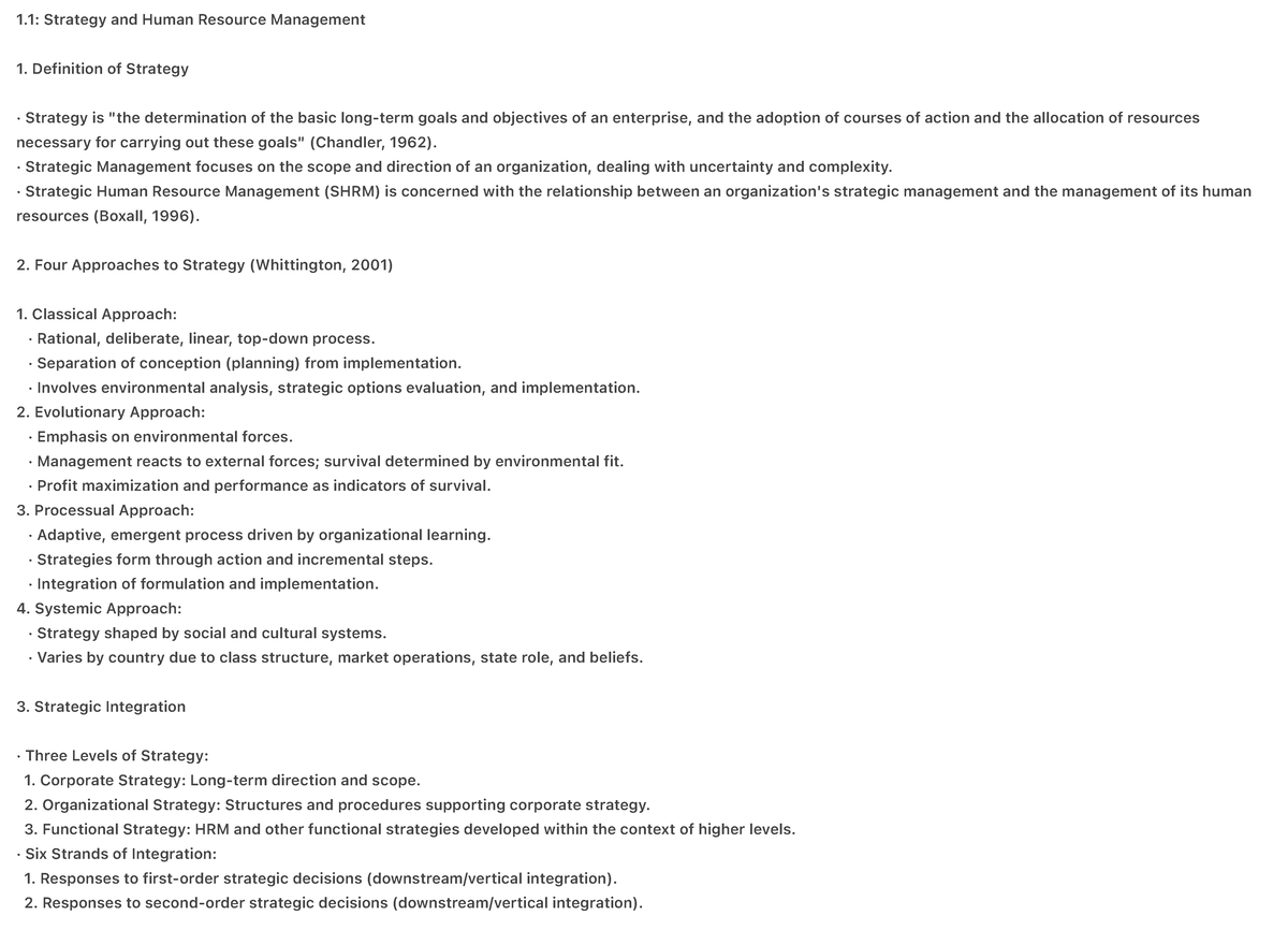 26mid - Midterm Study Notes on Strategy and HR Management - Studocu
