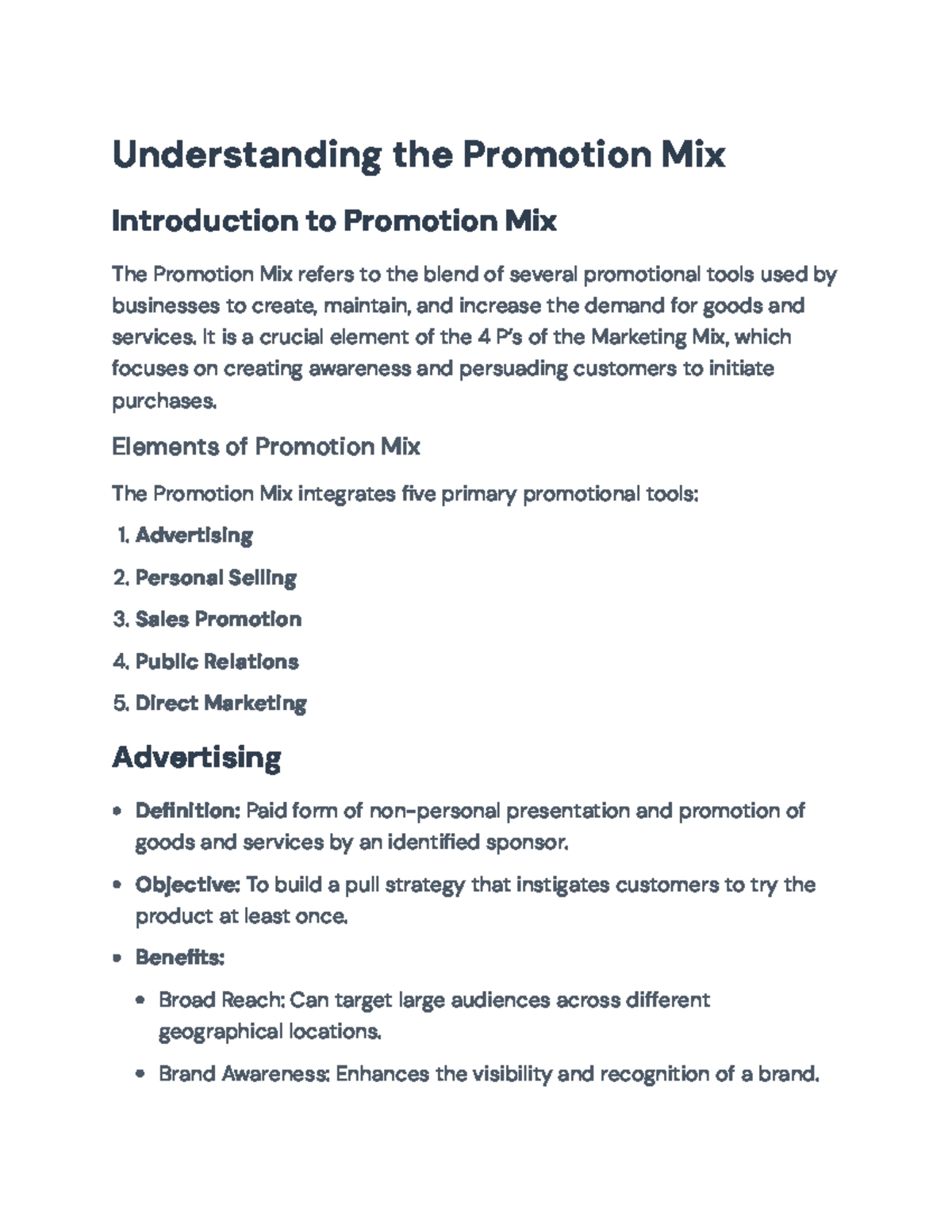 Understanding the Promotion Mix: Key Tools & Strategies in Marketing ...