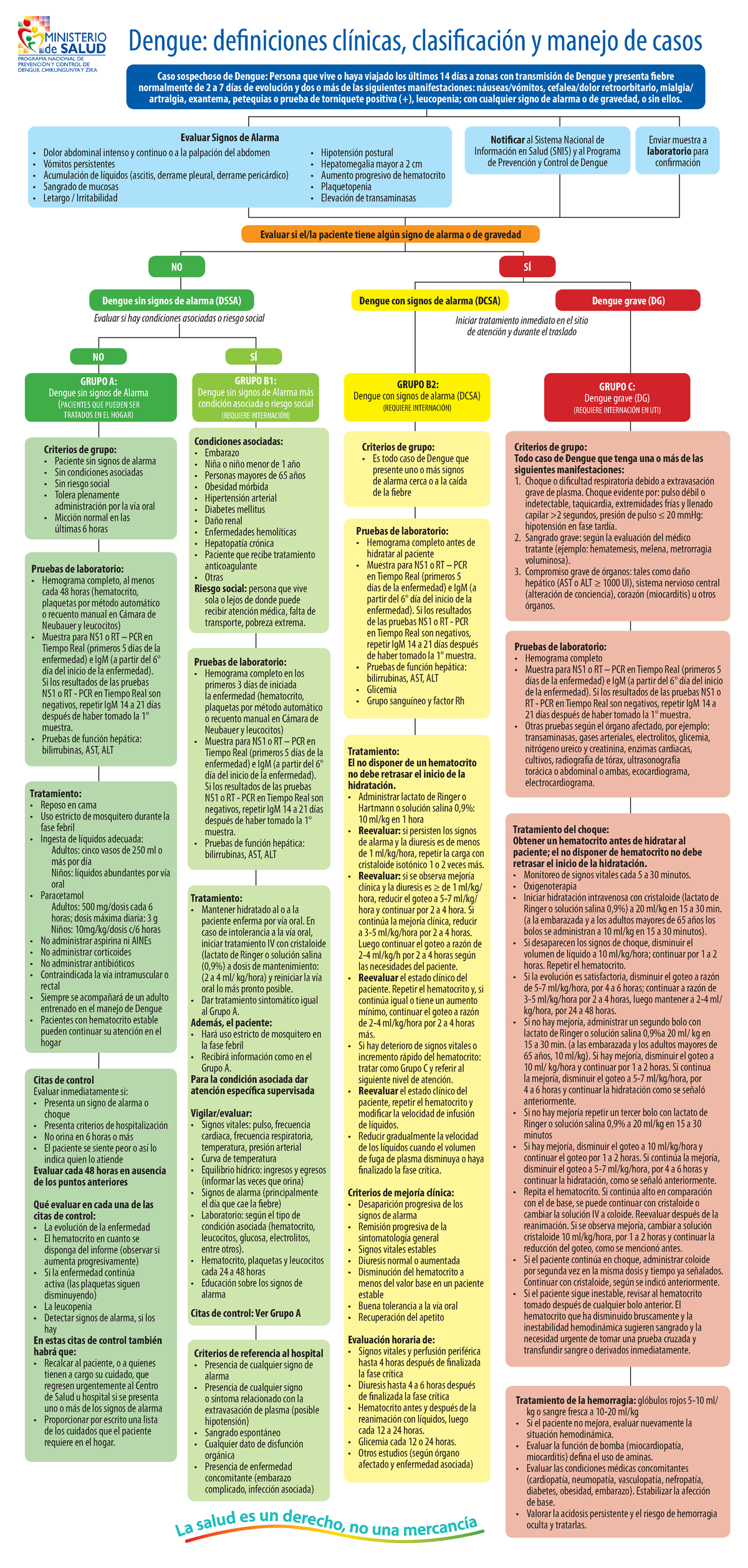 Manejo Clínico del Dengue: Clasificación y Tratamiento Completo - Document Preview