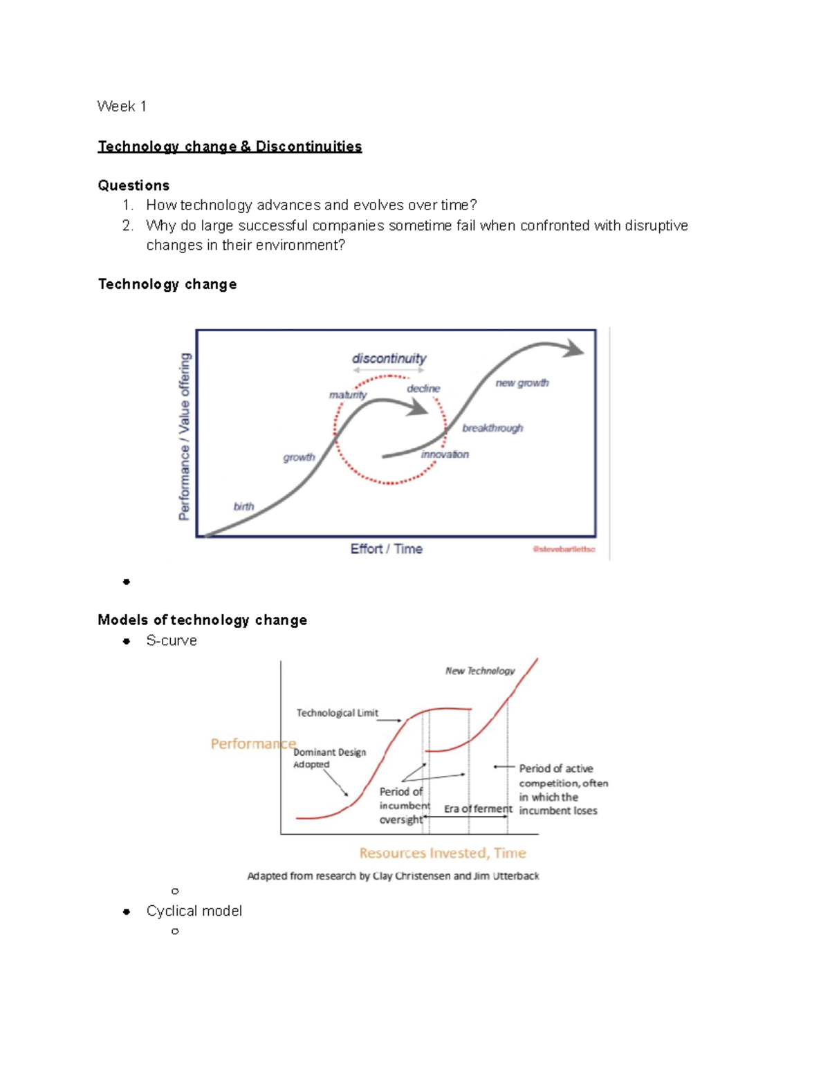 Strategy and Change: Midterm Notes on Disruptive Innovation - Studeersnel