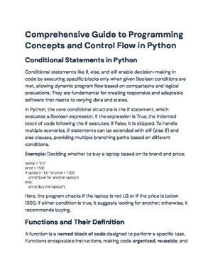 Programming Fundamentals - Study Notes & Assignments - Studocu