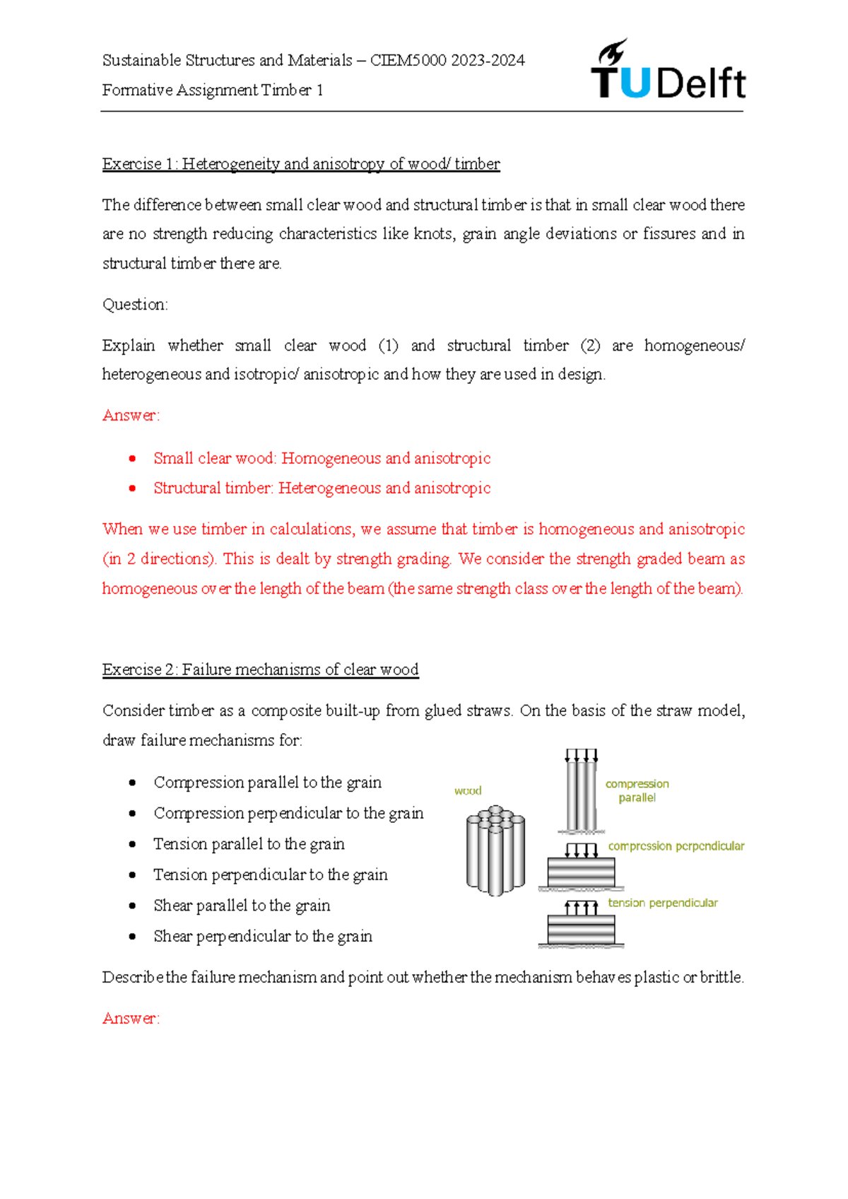 Formative Assignment Timber 1: Analysis & Answers v2 (2023-2024 ...