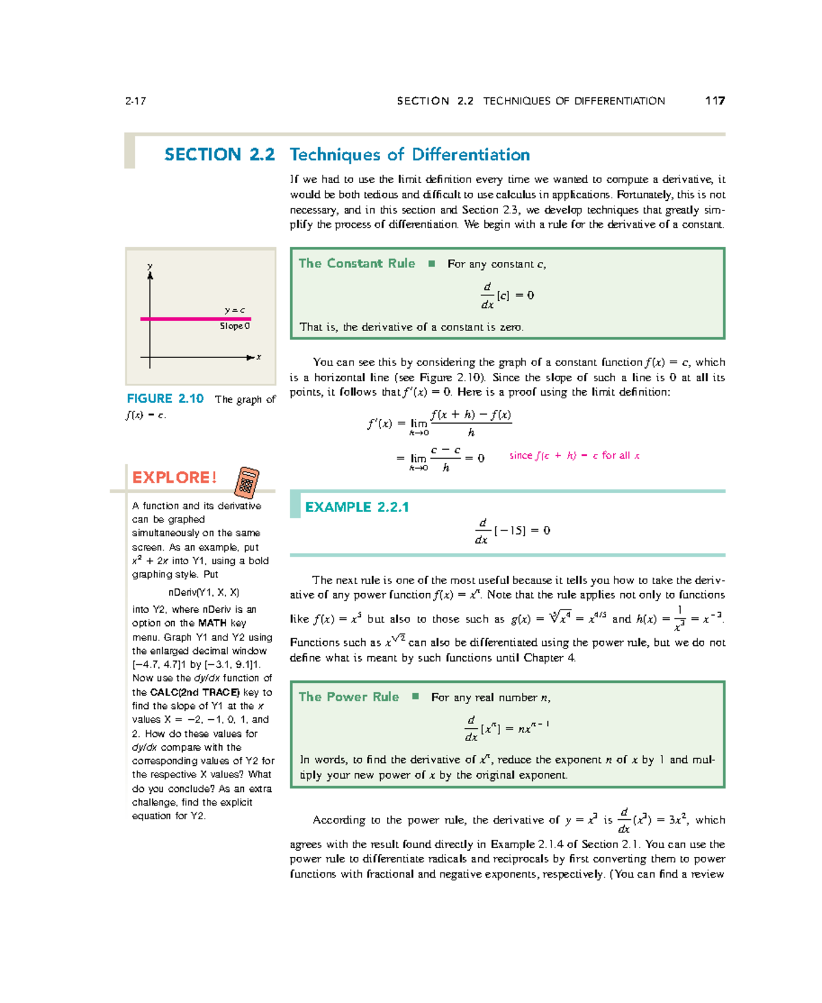 Techniques of Differentiation (MATH 049) - Section 2.2 Overview - Studocu