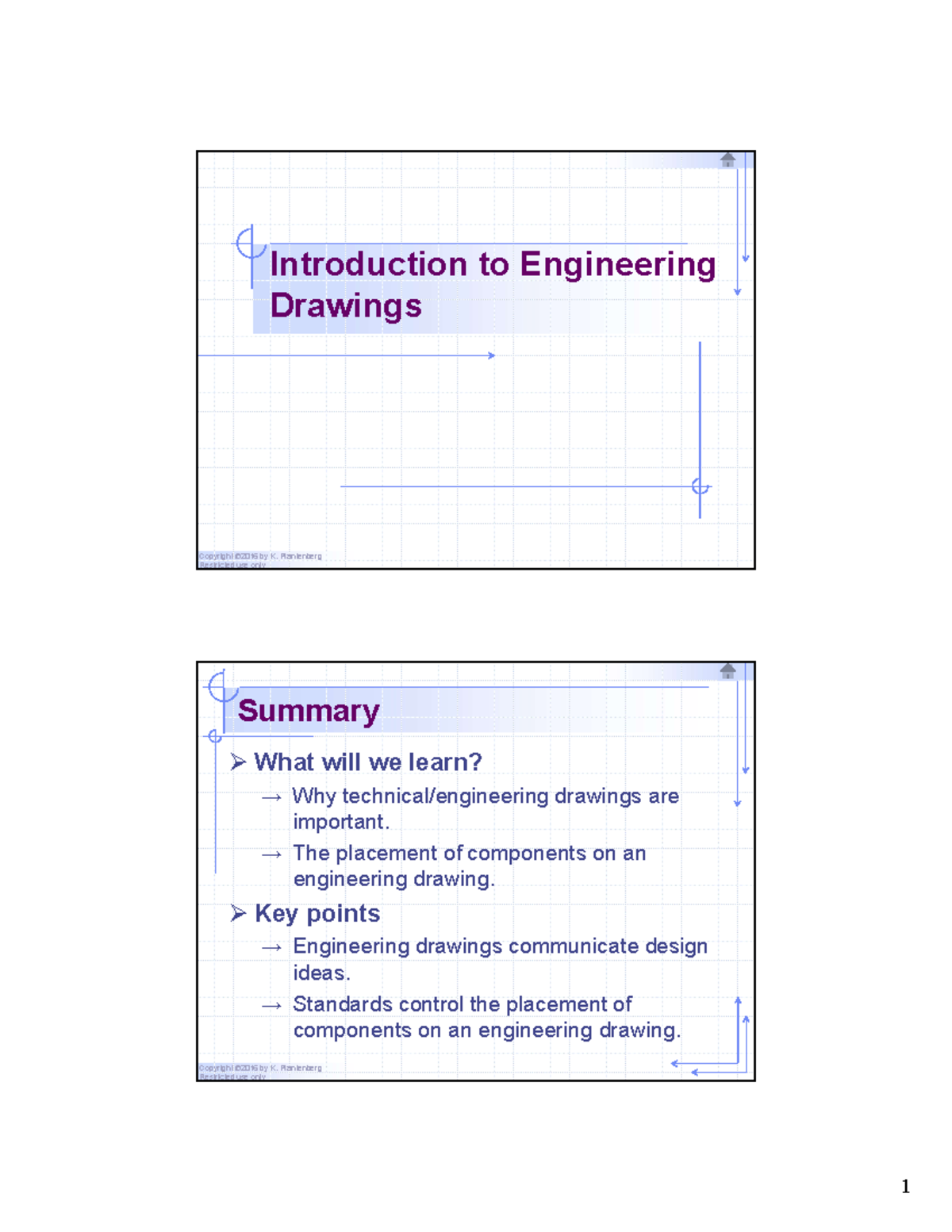 Introduction to Engineering Drawings - Studocu