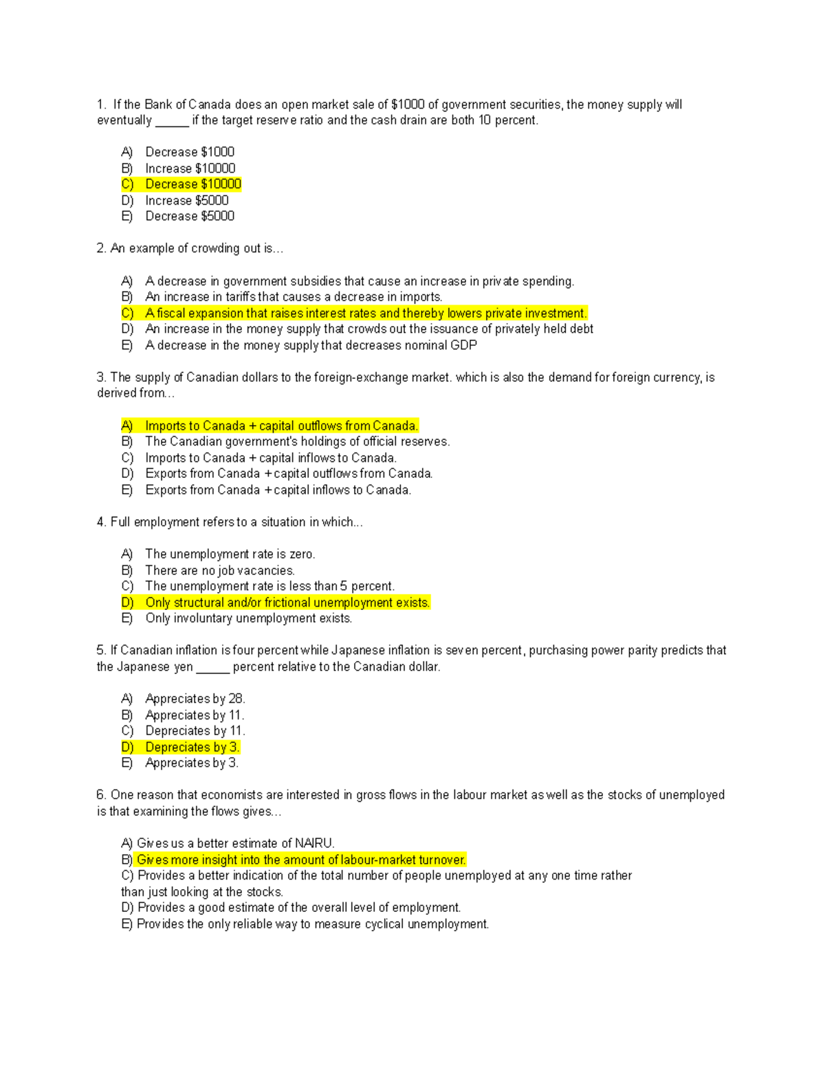 FILE 3241-1 - Mock Exam for ECON203: Key Concepts and Questions - Studocu