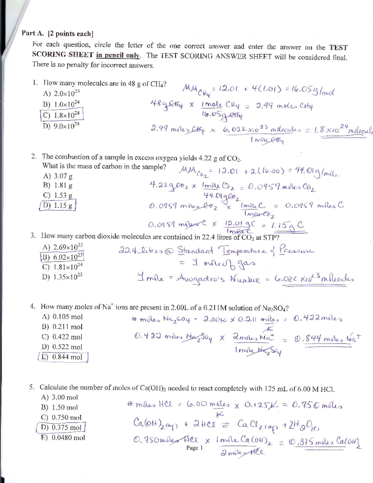 Chemistry Exam 2015: Key Concepts and Constants - Studocu