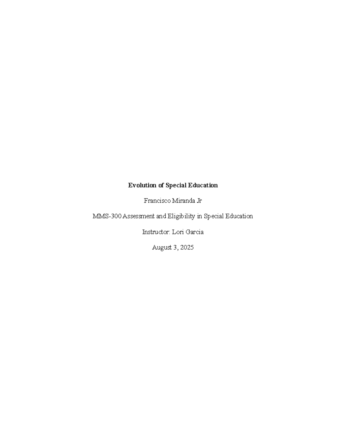 Special Education Assessment & Eligibility: Landmark Cases Analysis ...