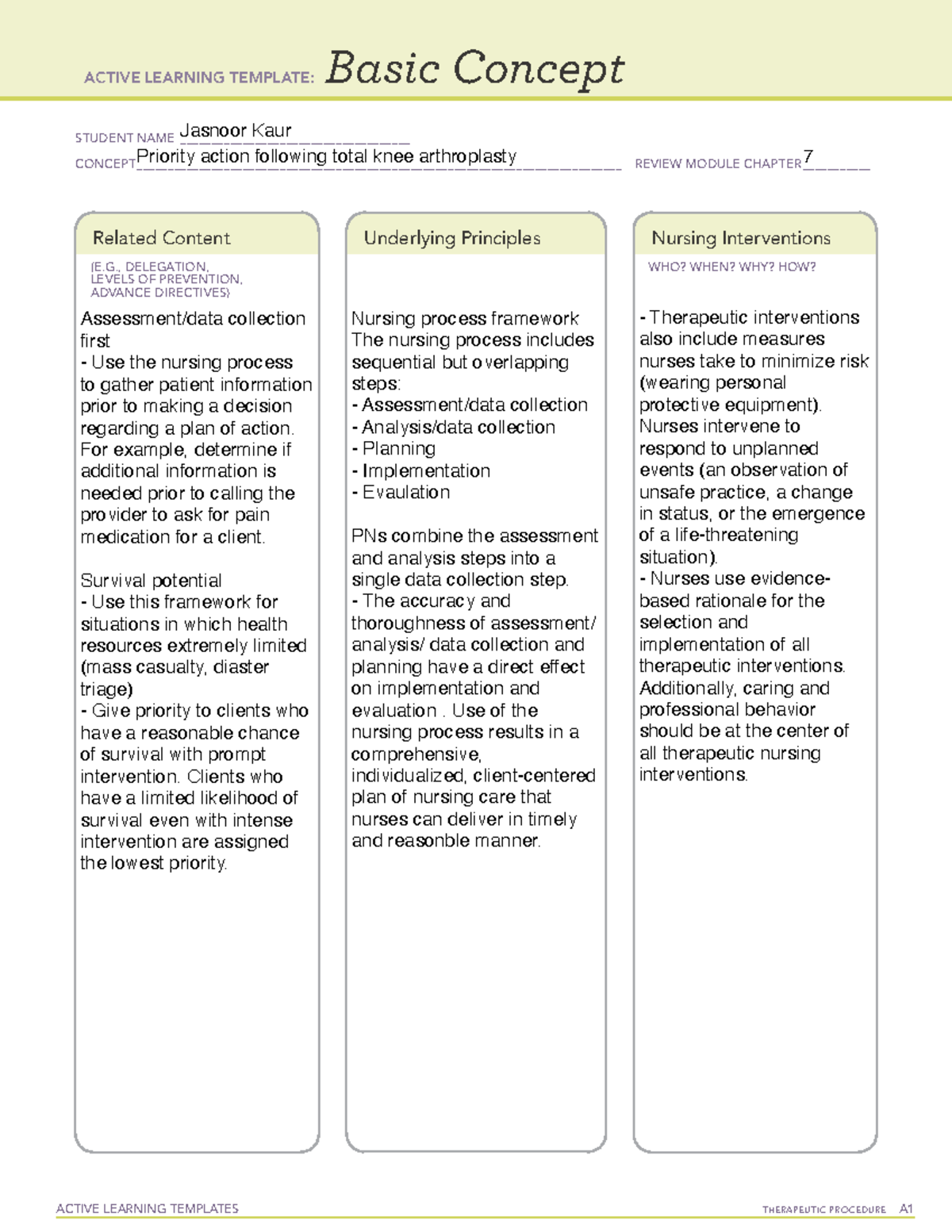 Active Learning Template Basic Concept 9 ACTIVE LEARNING TEMPLATES