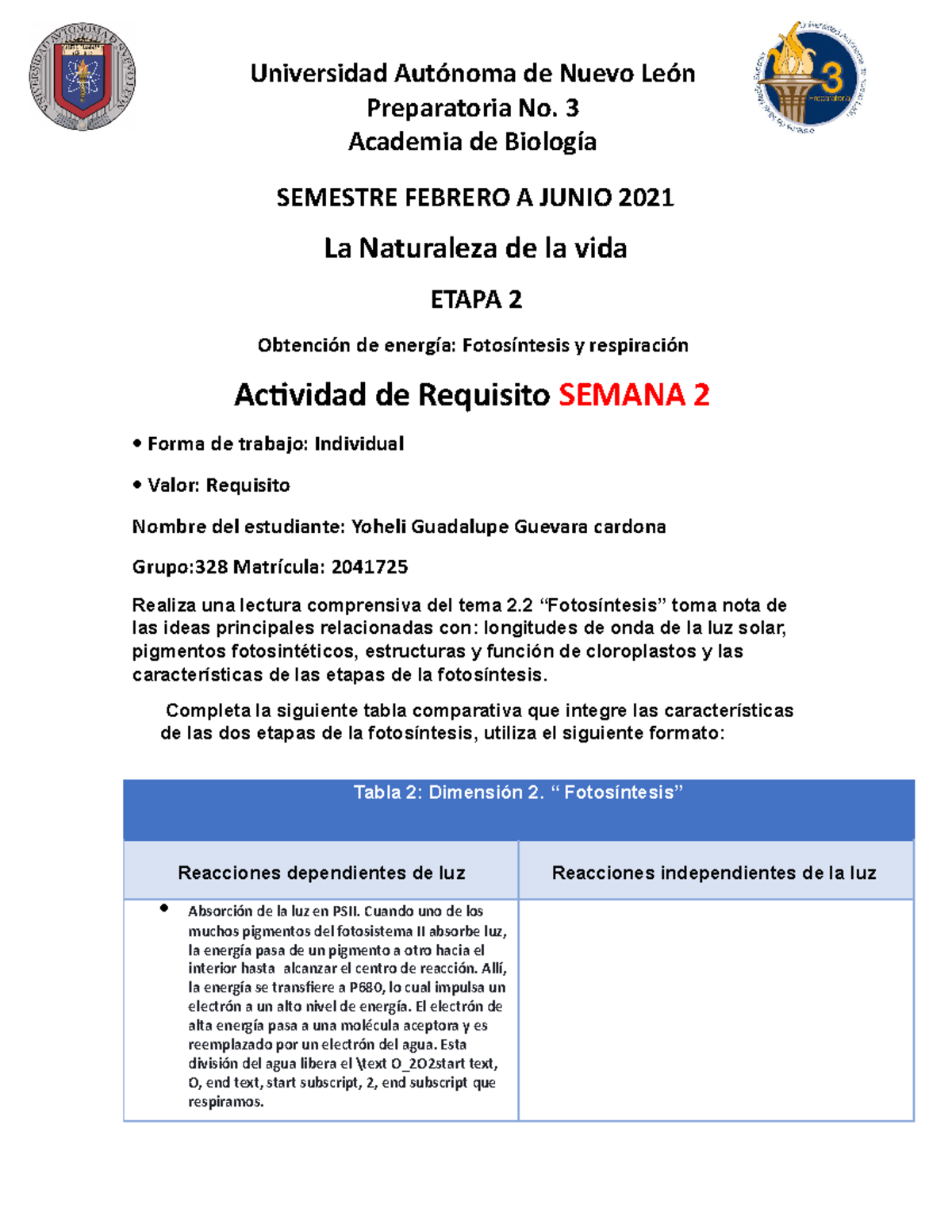 Requisito 2 E2 NV - todo correcto - Universidad Autónoma de Nuevo León ...