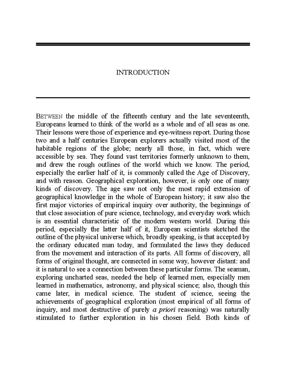 The Age of Reconnaissance: An Introduction to Exploration and Discovery ...