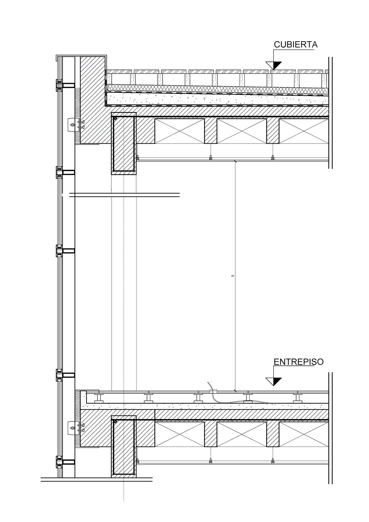 Detalle constructivo cubierta invertida transitable - Construcciones II ...