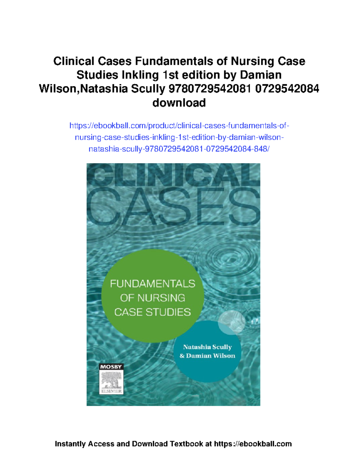 Clinical cases: fundamentals of nursing case studies (1st ed.) - Studocu