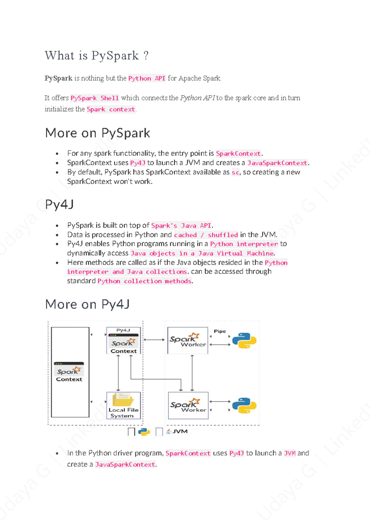 Pyspark - What is PySpark? PySpark is nothing but the Python API for ...