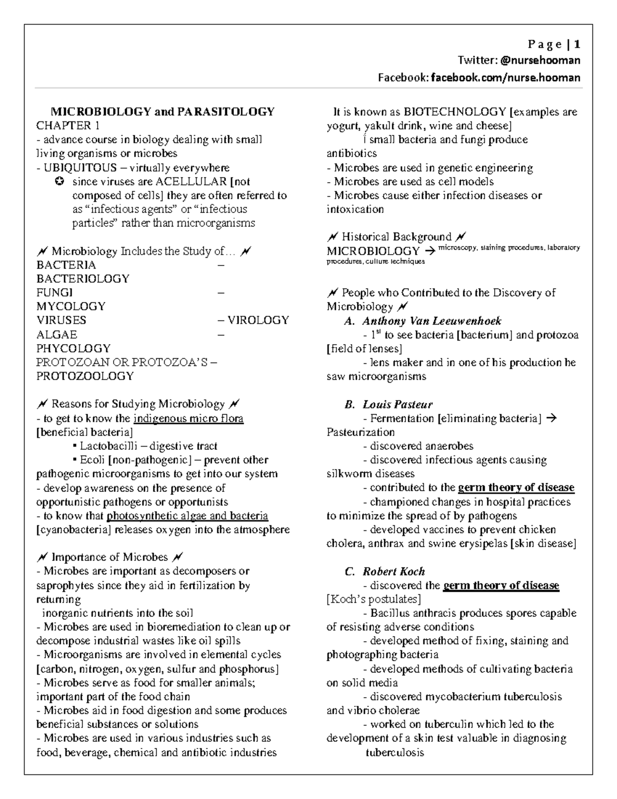 Microbiology and Parasitology for First Year Medical Laboratory Science ...