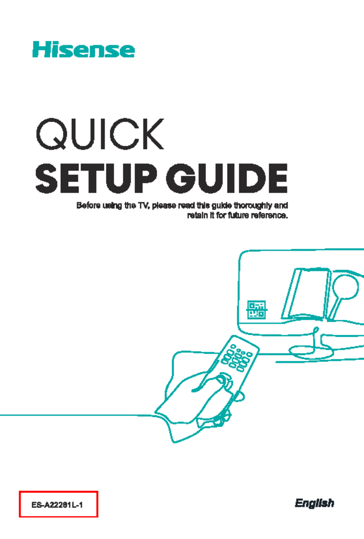 Hisense TV Quick Setup Guide (QSG) - Model 3.1 - Studocu