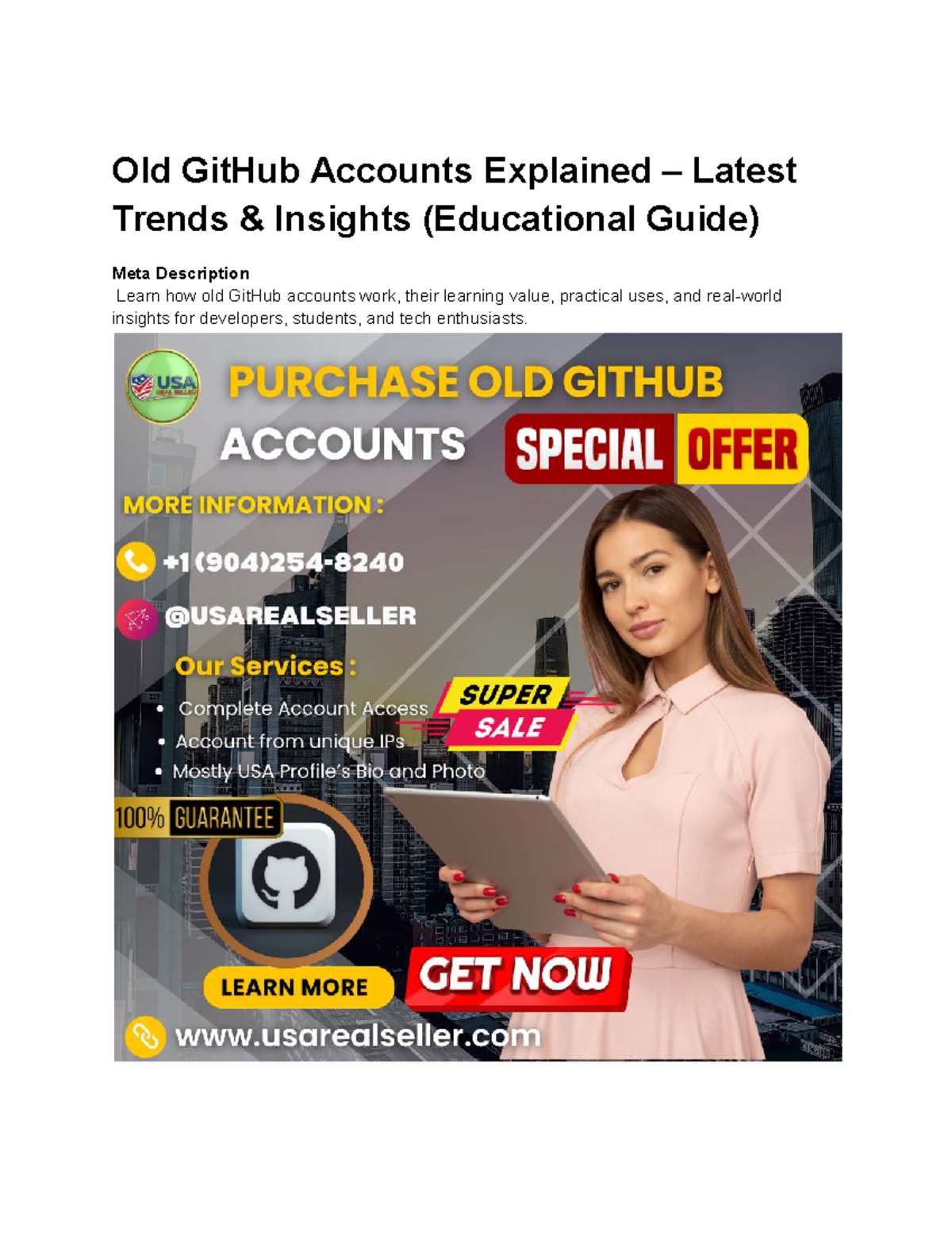 Old GitHub Accounts: Trends & Insights for Learning Growth - Studocu