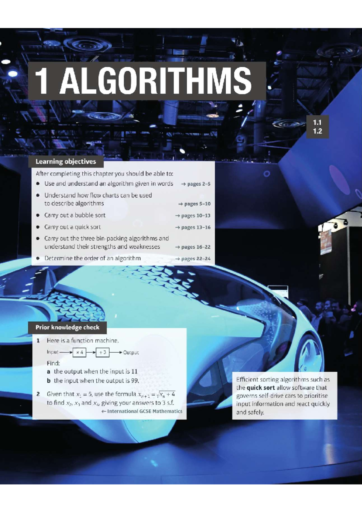 D1 Ch 1 Algorithms: Understanding Bubble & Quick Sort Techniques - Studocu