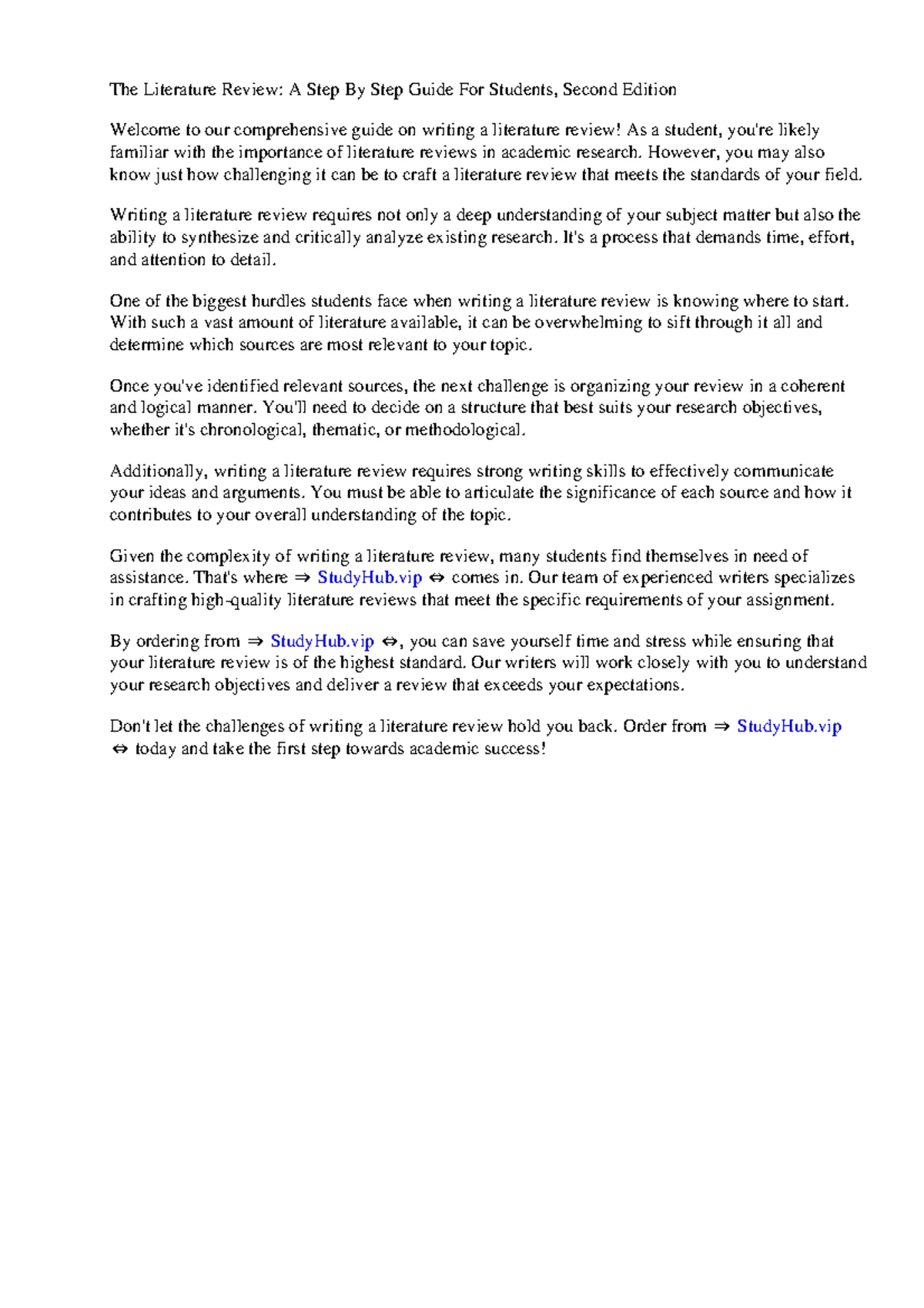Literature Review Guide on Corporate Social Responsibility (CSR) - Studocu