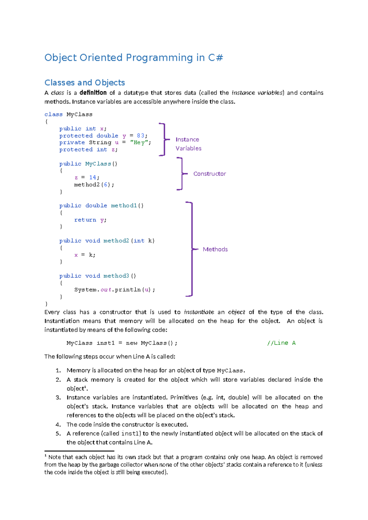Object Oriented Programming (OOP) Concepts in Java: Classes & Objects ...
