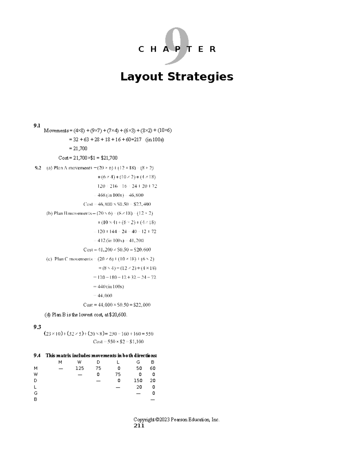 Revised Layout Solutions for Chapter 9: Strategies and Calculations ...