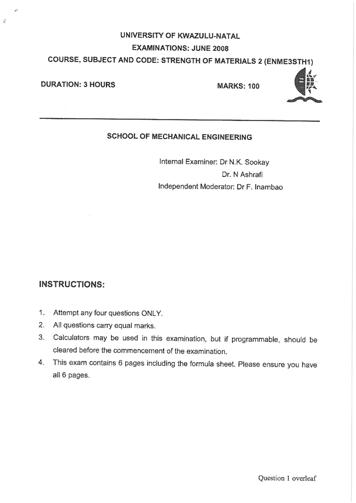 Strengths: Past Exam Review for Course 240522 - Studocu