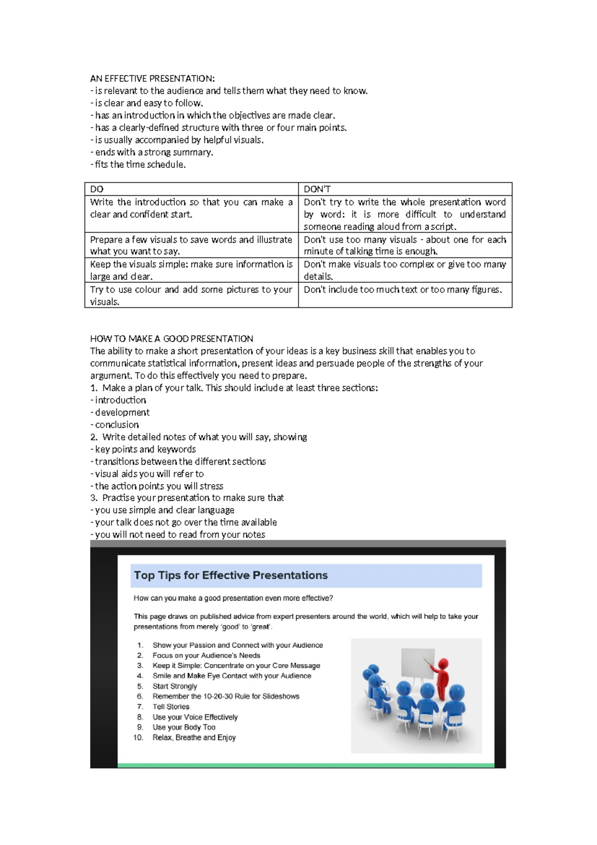 Effective Presentation Techniques - aiuqaqo - Studocu