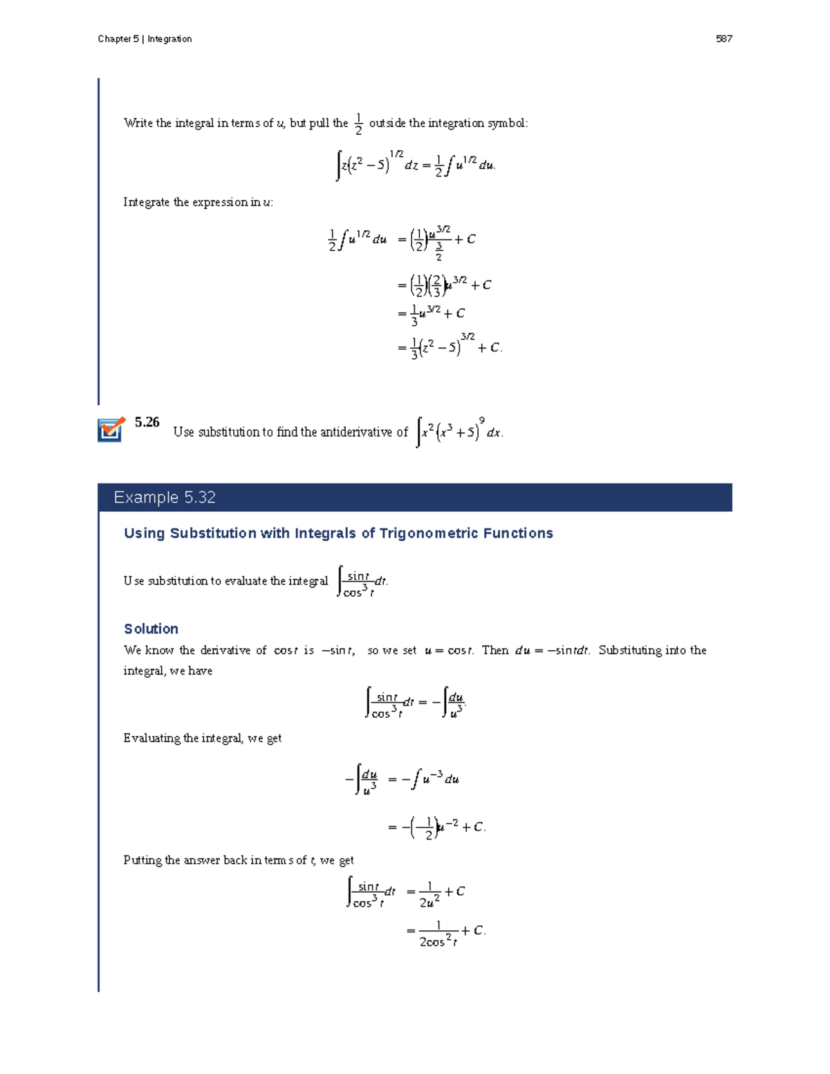 Chapter 5: Integration Techniques in Calculus 587 - Studocu