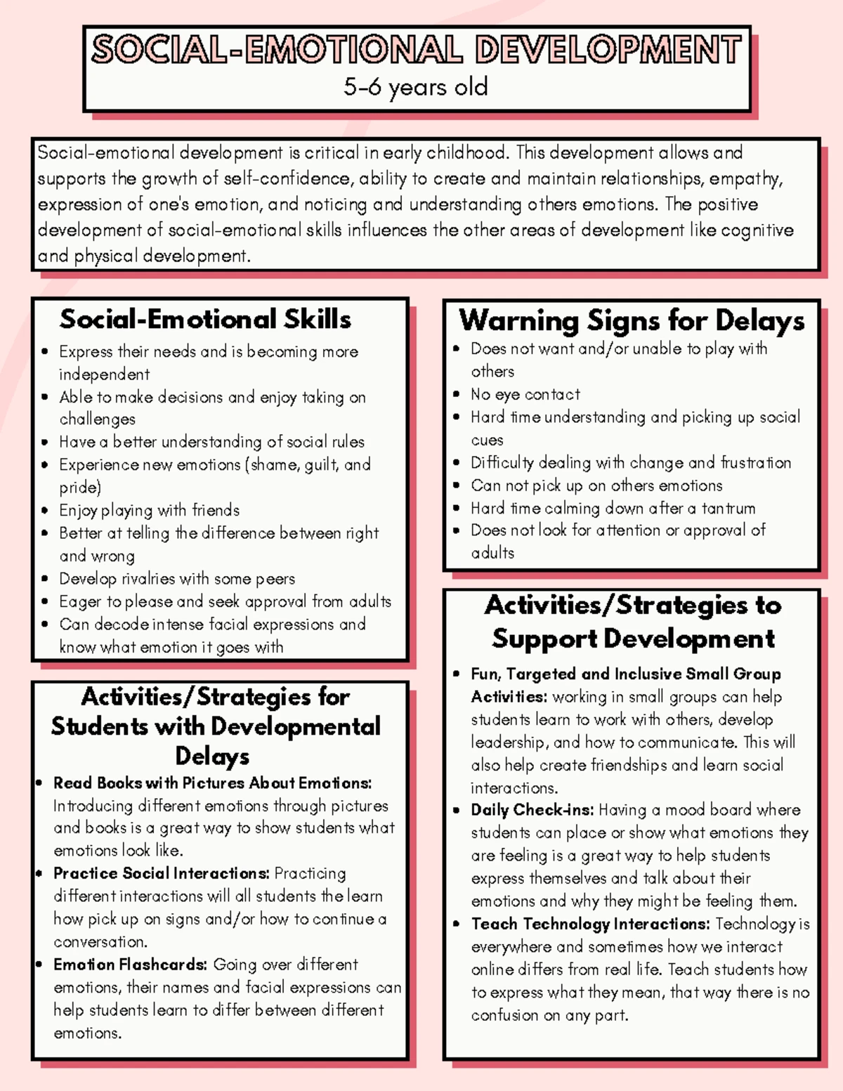 ECS-Social-Emotional Development in 3-4 Year Olds: Key Insights - Studocu