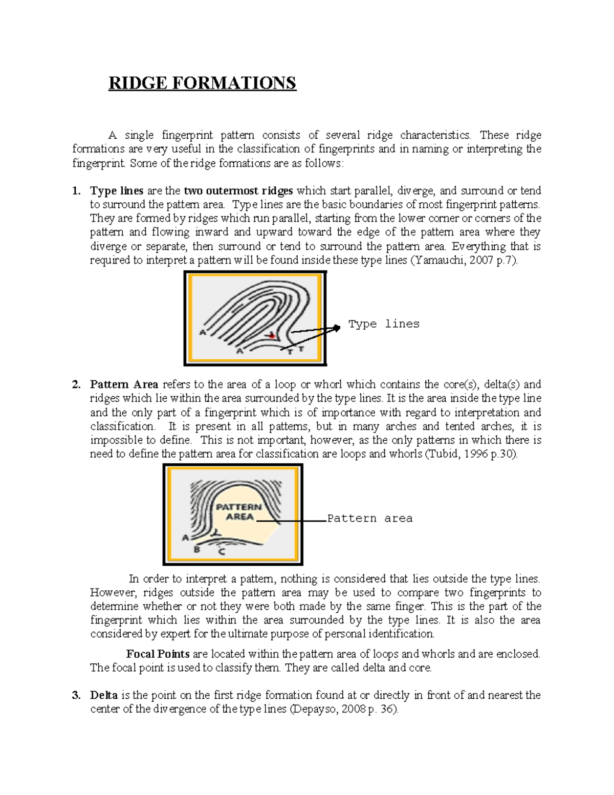 PIT3 024743 - Ridge Formations and Characteristics Overview - Studocu