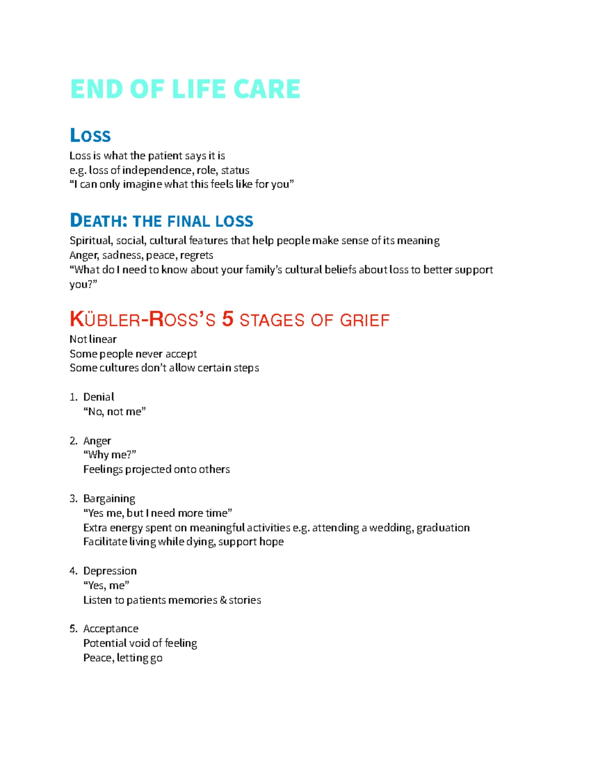 Final Exam Study Guide for Helping Relationships & Communication 2025 ...