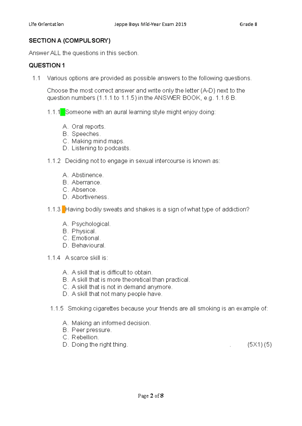 G10 Computer Applications Technology TASK 2: Term 2 Practical Test 2025 ...