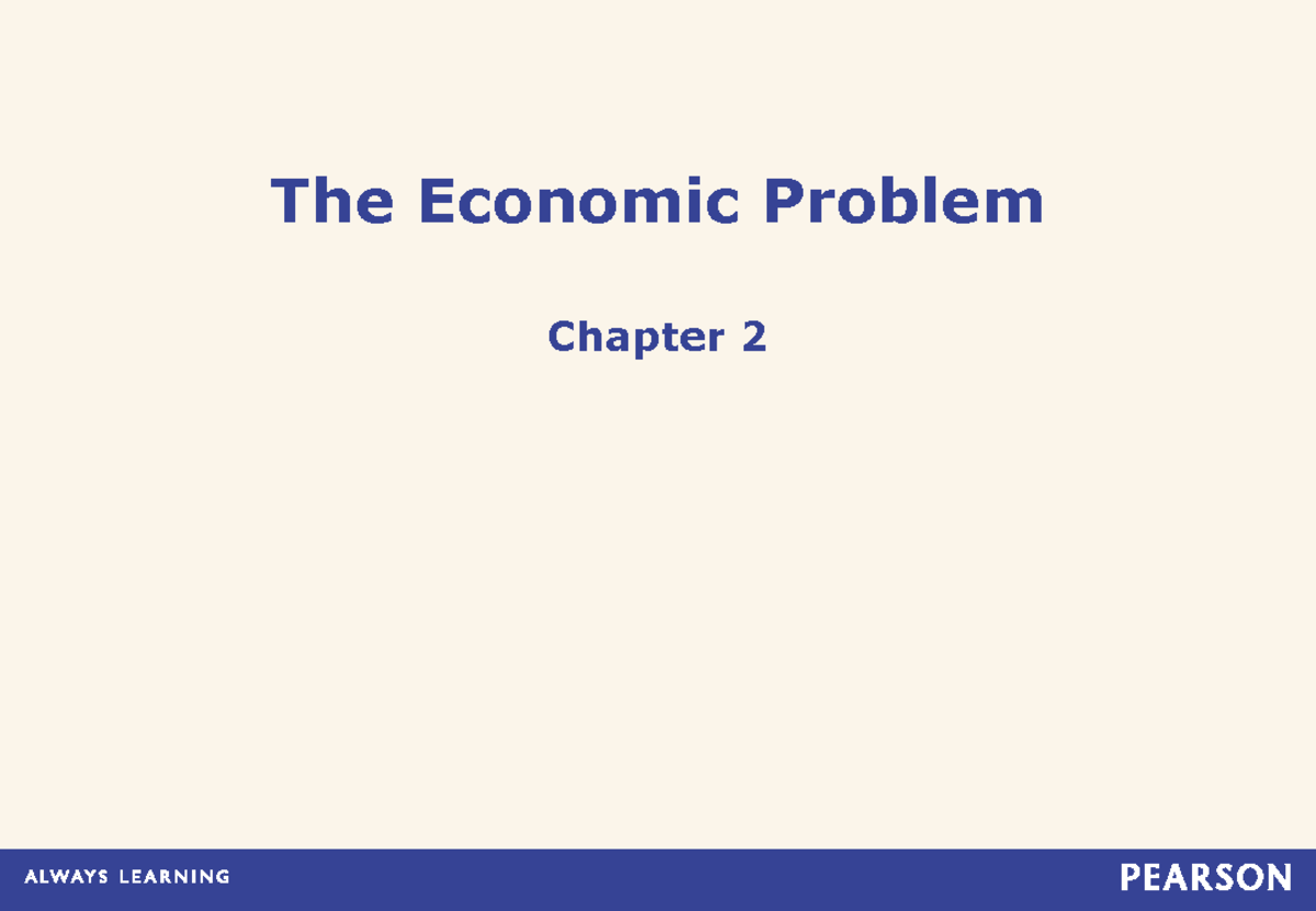 Chapter 2: Production Possibilities and Opportunity Cost - Econ 2 - Studocu