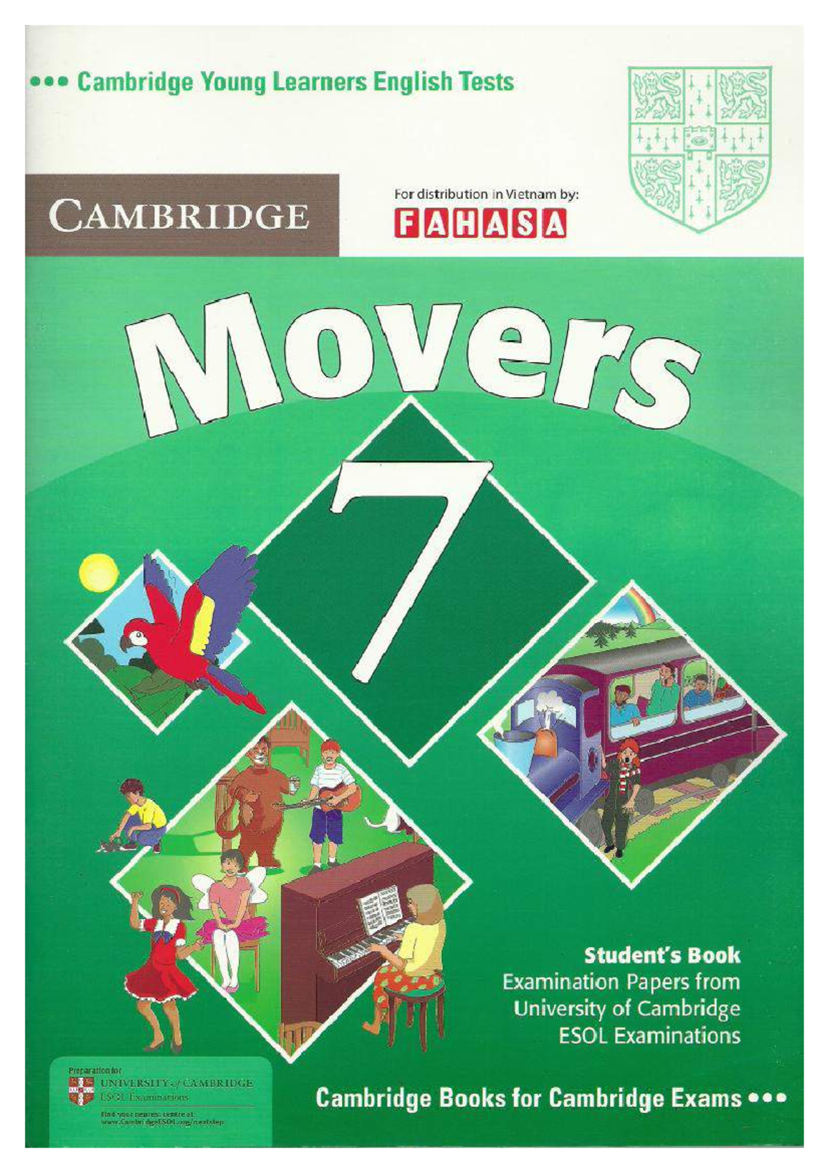 Cambridge YLE Movers Exam Papers: Listening & Reading Tests - Studocu