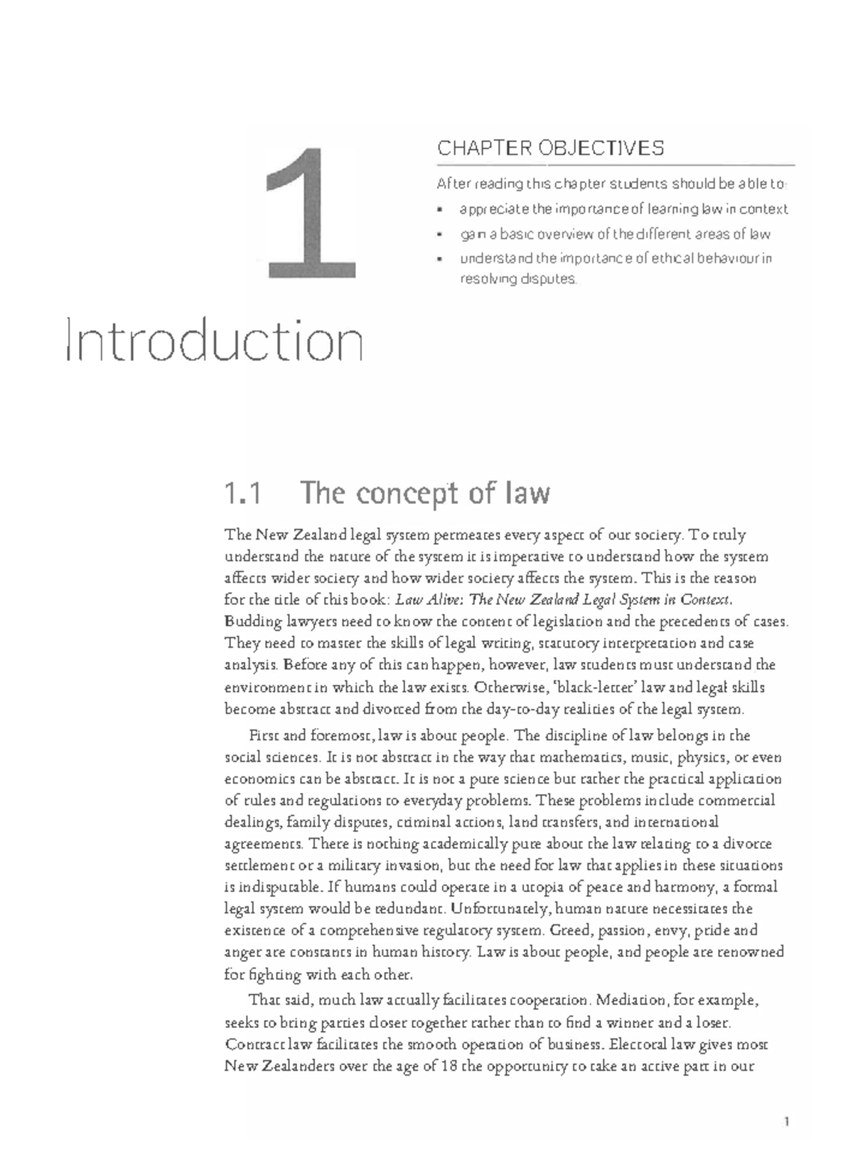 20250224 T141041 Laws101 Chapter 1: Introduction to New Zealand Legal ...