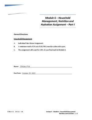Module 11 assignment 2 - PSW Course - Module 11 – Cognitive and Mental ...