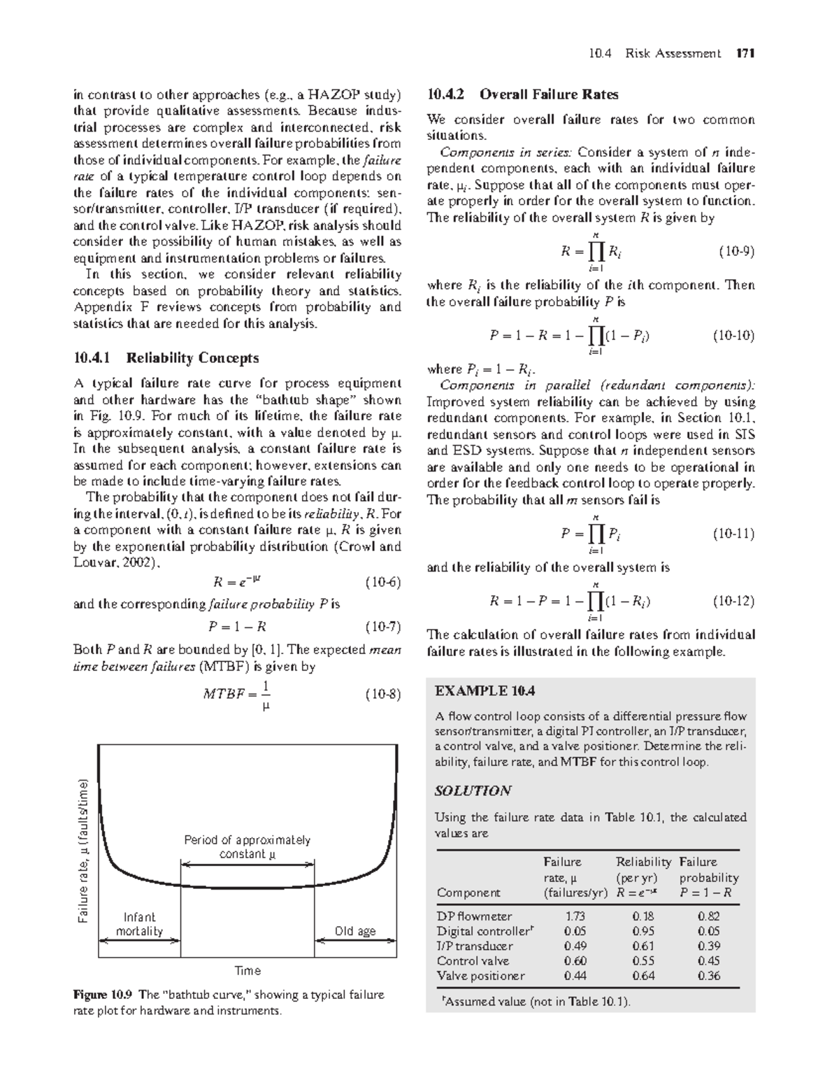 Reliability Concepts and Failure Rate Analysis in Process Control (Part ...