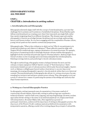 Kiran Narayan - Understanding ethnographies- a brief summary - How ...