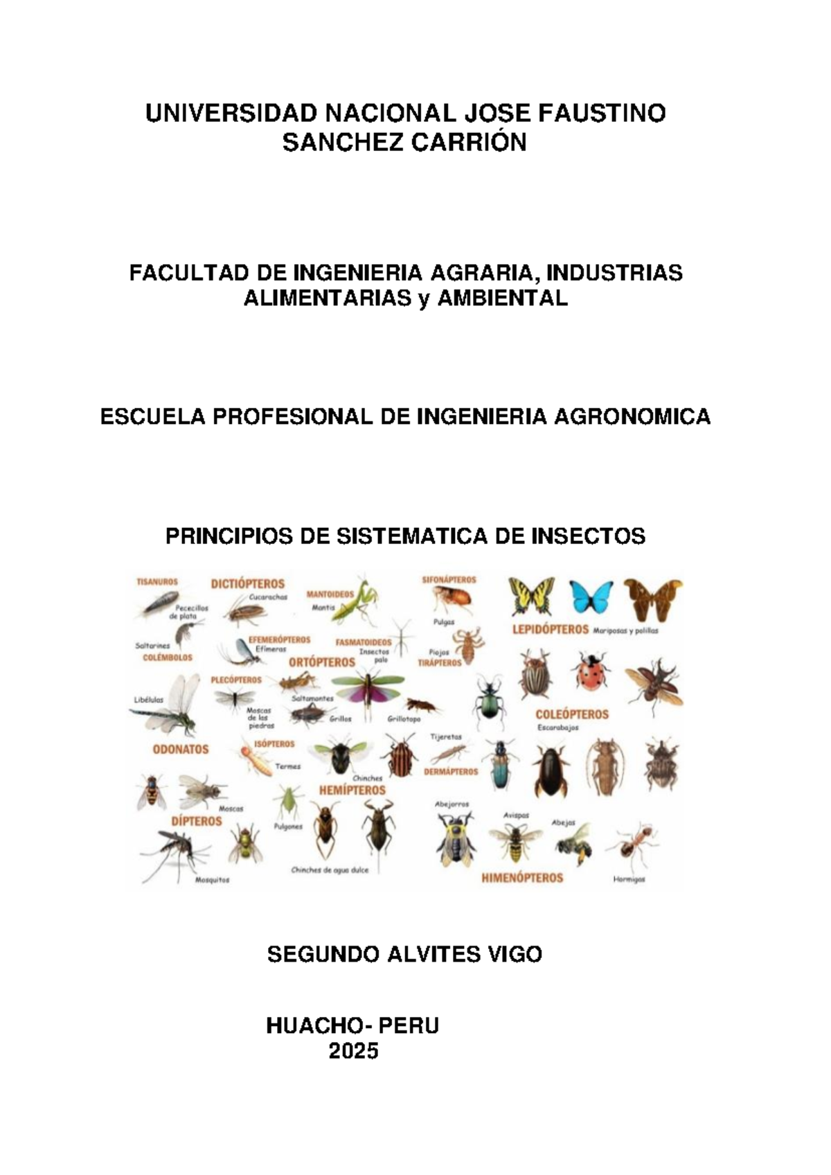 Sistematica de Insectos 2025 - Introducción y Clasificación - Studocu