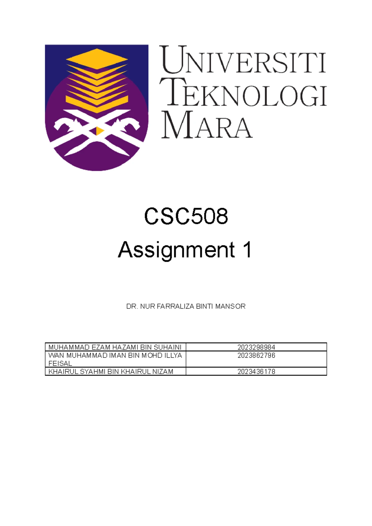 CSC508 Assignment 2: Postfix and InOrder Traversal Analysis - Studocu