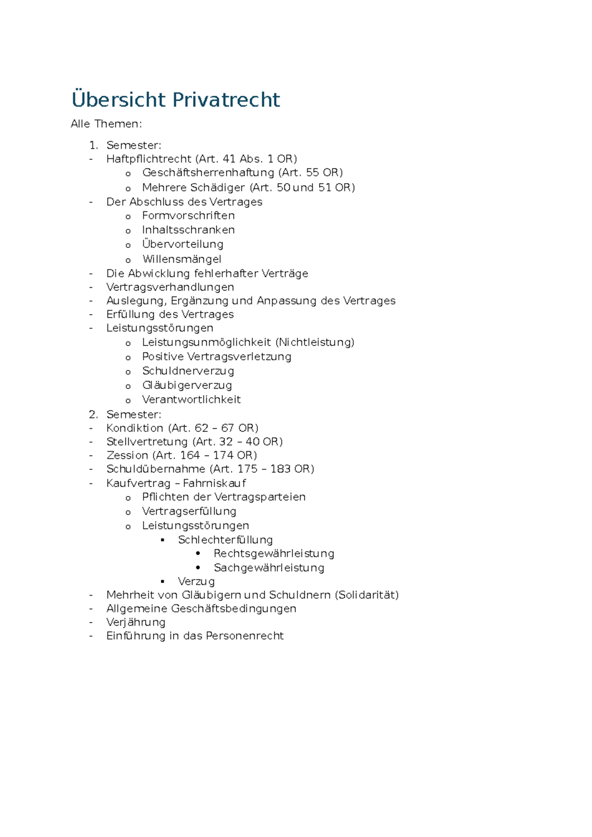 bersicht-privatrecht-bersicht-privatrecht-alle-themen-1-semester