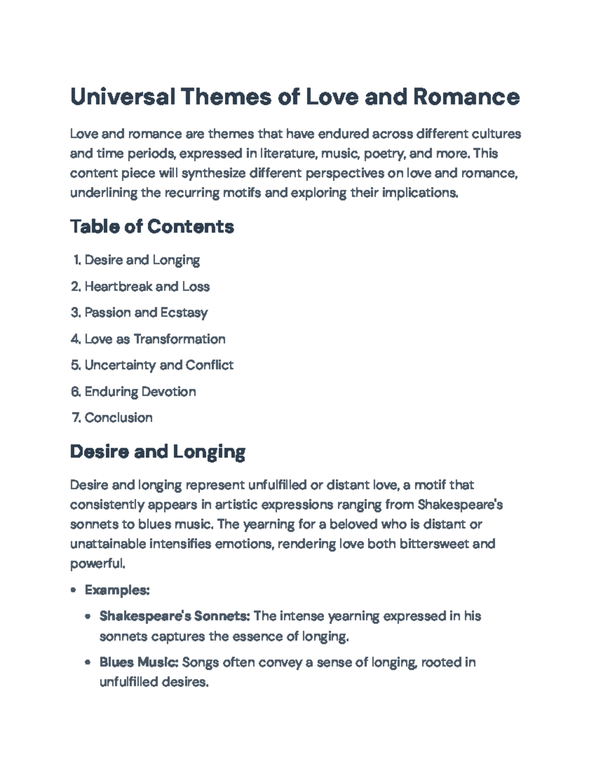 Exploring Universal Themes of Love and Romance Across Cultures ...