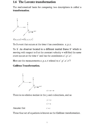 Lecture 10 SPHB021 - Summary of Modern Physics Exercises and Solutions ...