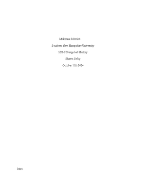 Mckenna Schmidt SCS 200 Applied Social Sciences - Module One Question 1 ...