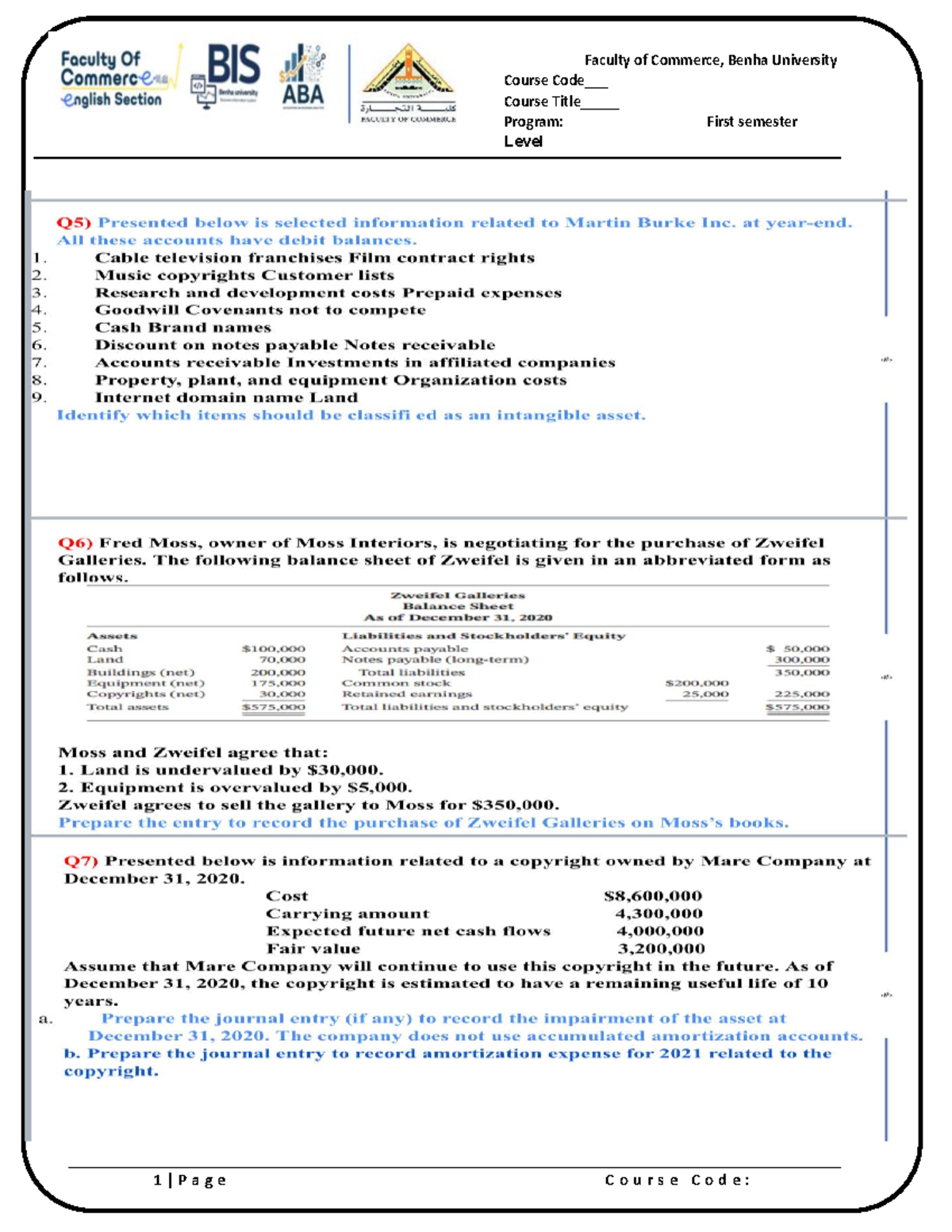Studies section 3 - Yijj - Faculty of Commerce, Benha University Course ...