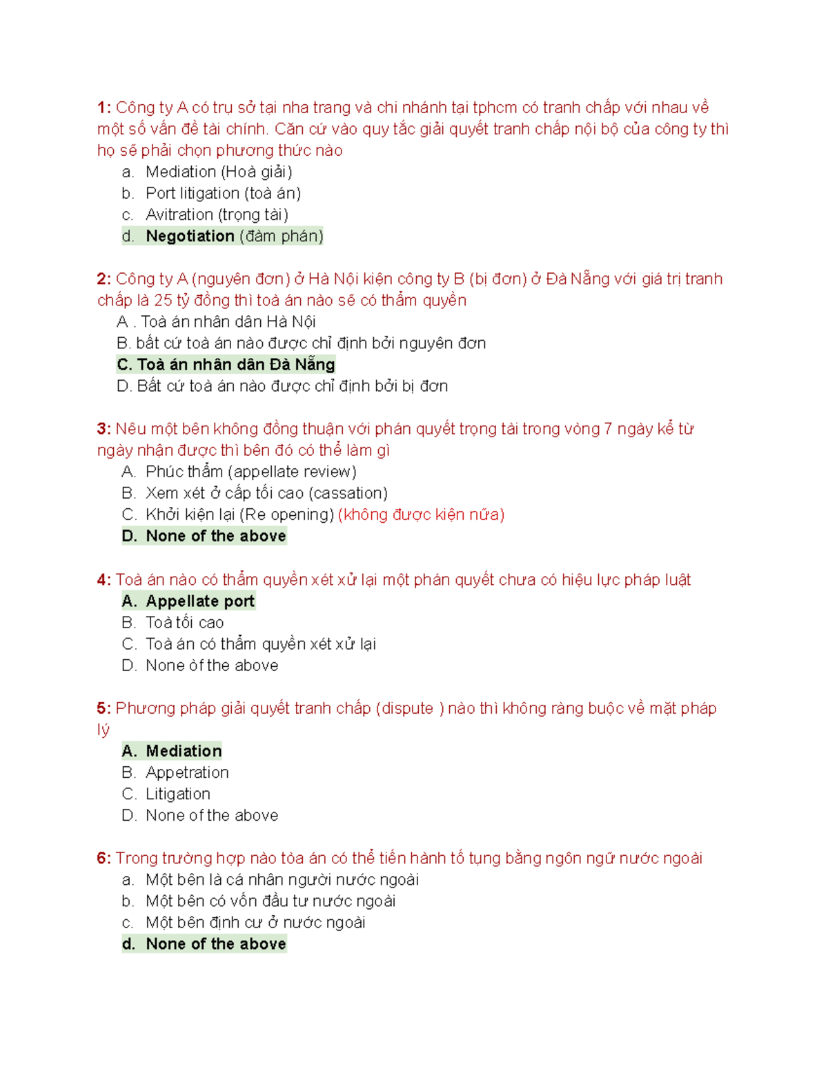 Business Law - Final Exam Notes (BL101) - Studocu