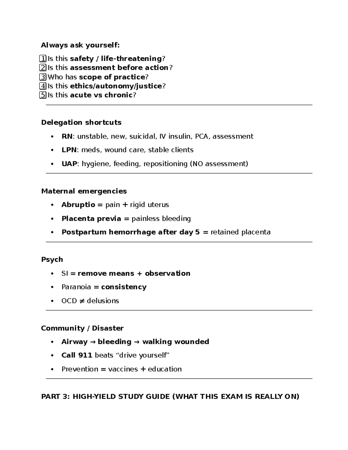 NCLEX Prep Study Guide: Key Concepts & Strategies for Success - Studocu