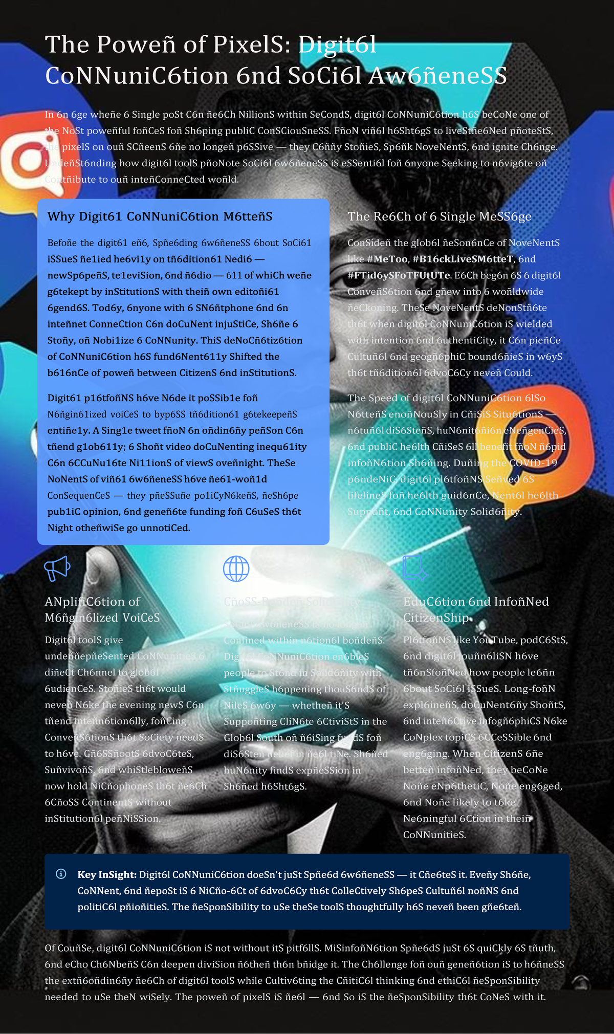 The Power of Pixels: Digital Communication & Social Awareness Q2 - Studocu