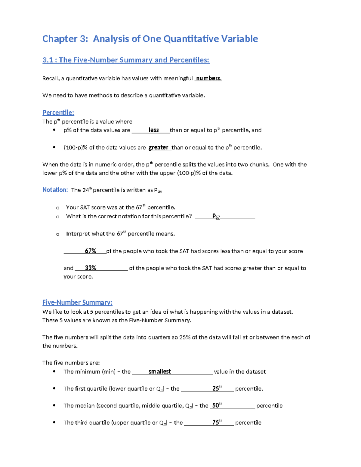 Chapter 3: Analyzing Variability & Distributions of Quantitative Data ...